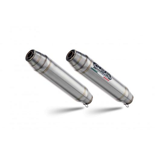 DUAL SLIP-ON EXHAUST GPR DEEPTONE D.135.CAT.DE BRUSHED STAINLESS STEEL INCLUDING REMOVABLE DB KILLERS, LINK PIPES AND CATALYSTS