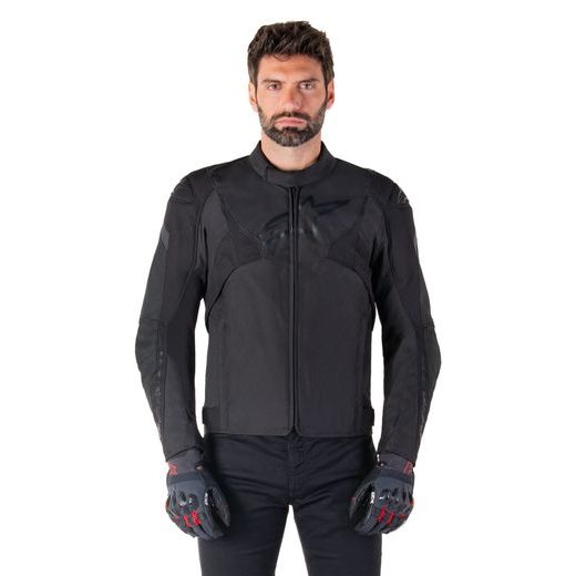 ALPINESTARS T-JAWS V4 WATERPROOF – MOTOCYKLOVÁ BUNDA NA CESTNÚ JAZDU (ČIERNA/ČIERNA) 2026