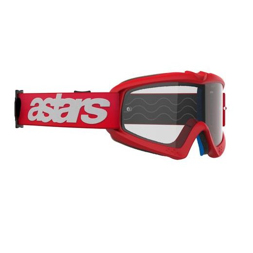 ALPINESTARS VISION YOUTH BLAZE – DETSKÉ MOTOKROSOVÉ OKULIARE NA MX A ENDURO (ČERVENÁ, ČÍRE PLEXI) 2025