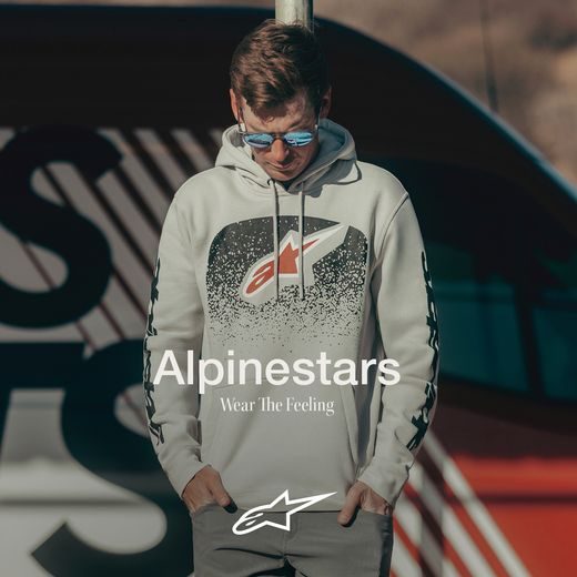 ALPINESTARS OBSESSED HOODIE – VOĽNOČASOVÁ MOTO MIKINA (SIVÁ)
