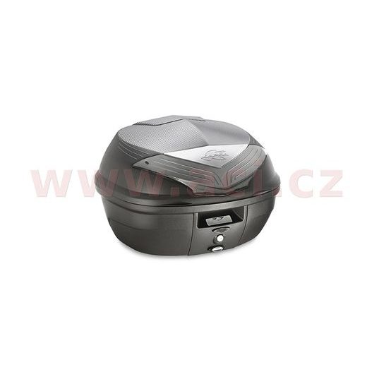 MONOLOCK TOPCASE, KAPPA (35L, ČIERNY NELAKOVANÝ + DYMOVÁ ODRAZKA)