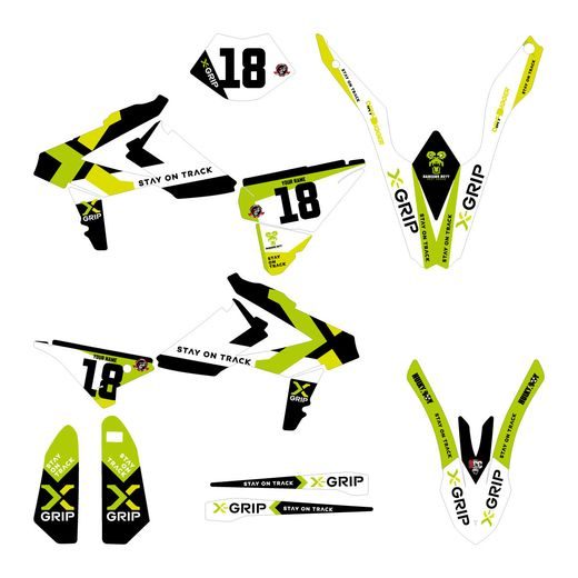 SÚPRAVA POLEPOV MOTOCYKLA X-GRIP – BETA RR 125 (2018 - 2019) A ĎALŠIE MODELY