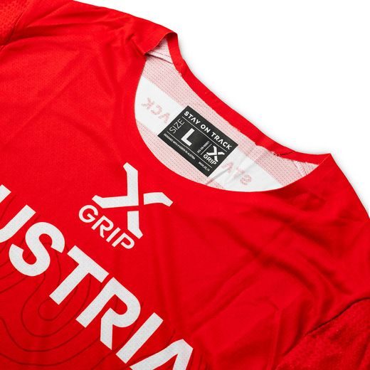 MOTOKROSOVÝ DRES X-GRIP TUNGSTEN – ČERVENÁ