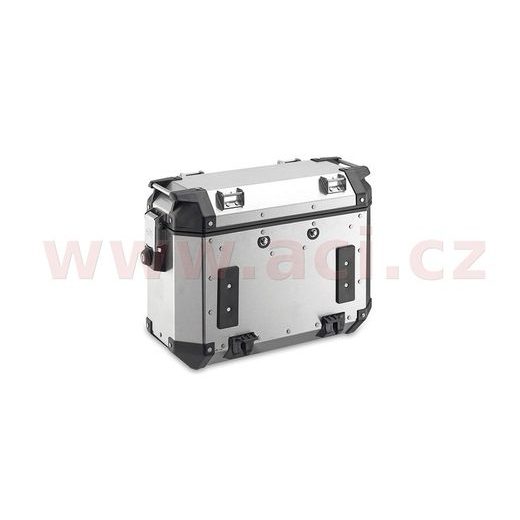 SADA BOČNÝCH KUFROV K-MISSION - 36L, KAPPA (STRIEBORNÉ, HLINÍK, 49,5X38,7X24,6 CM)