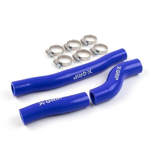 SILIKÓNOVÉ HADICE CHLADIČA X-GRIP – MODRÁ – GASGAS EC 250 (2021 - 2023) A ĎALŠIE MODELY