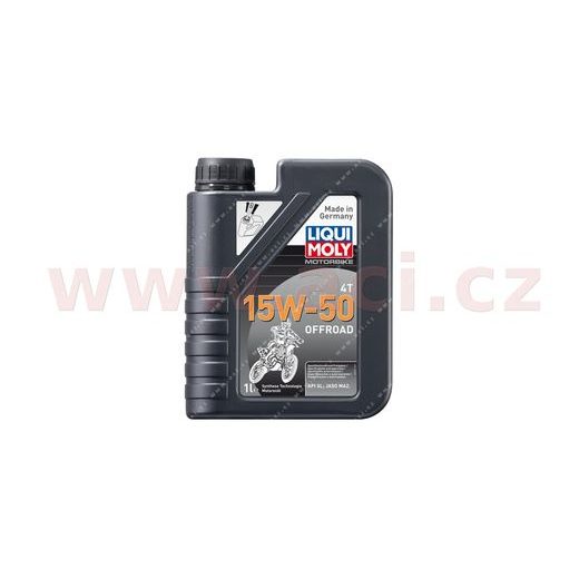 LIQUI MOLY MOTORBIKE 4T 15W50 OFFROAD, PLNĚ SYNTETICKÝ MOTOROVÝ OLEJ 1 L