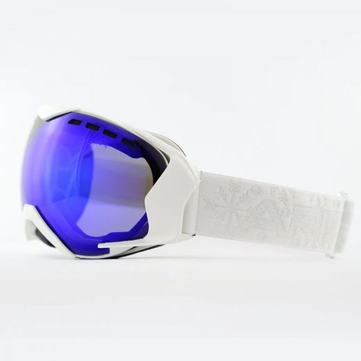 OKULIARE ARIETE MANTIS 13940-MBBA BIELA WHITE CLAWS, BLUE LENS