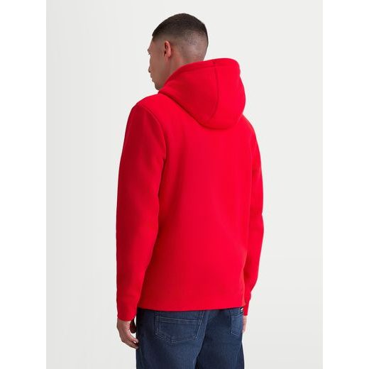 ALPINESTARS AGELESS ZIP HOODIE 3 – VOĽNOČASOVÁ MOTO MIKINA (ČERVENÁ/BIELA)