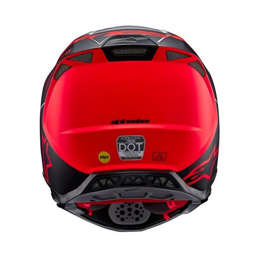 PŘILBA SUPERTECH S-M10 FLOOD, ALPINESTARS (STŘÍBRNÁ/ČERNÁ/ORANŽOVÁ FLUO) 2024