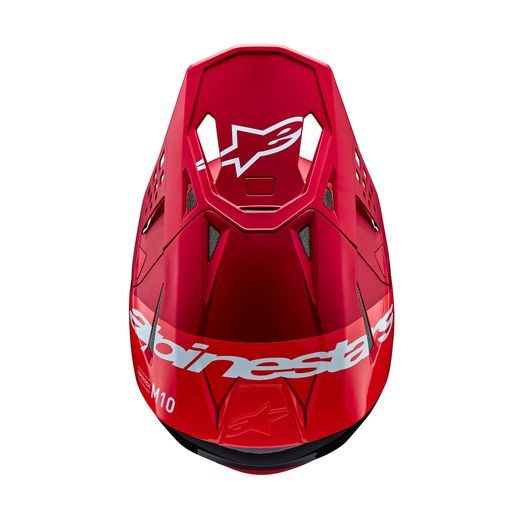 PŘILBA SUPERTECH S-M10 FLOOD, ALPINESTARS (ČERVENÁ FLUO/ČERVENÁ) 2024