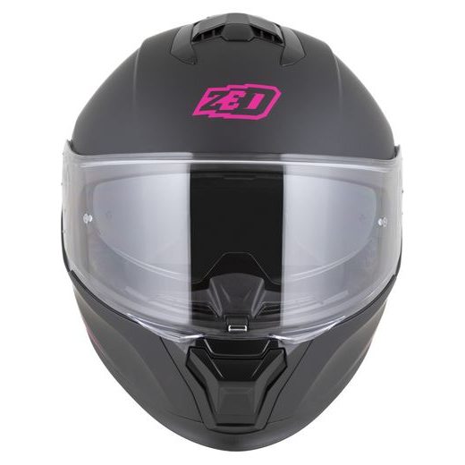 PRILBA K40, ZED (ČIERNA MATNÁ/RUŽOVÁ) 2026