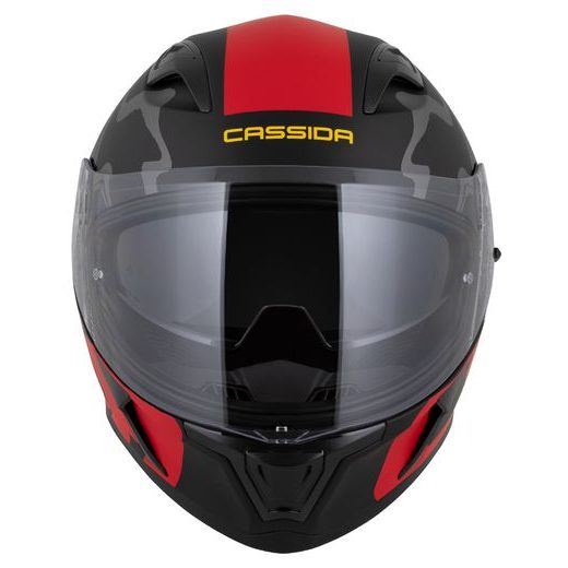 PRILBA ORBIT MULTIVERS, CASSIDA (ČIERNA MATNÁ/ČERVENÁ/SIVÁ/ŽLTÁ) 2025