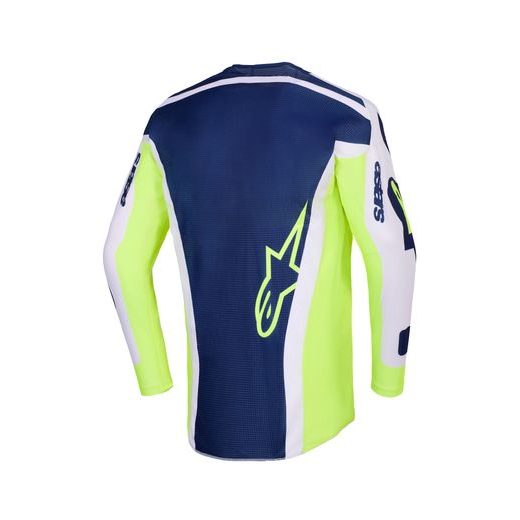 ALPINESTARS RACER AIR RIWAY – MOTOKROSOVÝ DRES NA MX A ENDURO (SVETLE SIVÁ/ŽLTÁ FLUO/MODRÁ) 2026