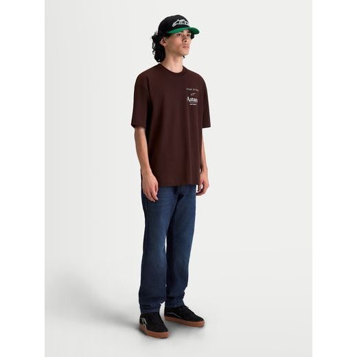ALPINESTARS POST OVERSIZED CSF – VOĽNOČASOVÉ MOTO TRIČKO (HNEDÁ)