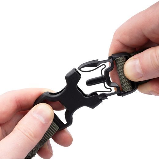 ZAVAZADLOVÉ POPRUHY ATLAS B-CLIP, OXFORD (ZELENÁ, 26MM X 1,2M)