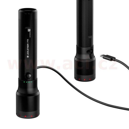 LED LENSER P7R - RUČNÝ SVIETIDLO, DOBÍJACÍ, DOSVIT 240 M, ZÁRUKA 7 ROKOV