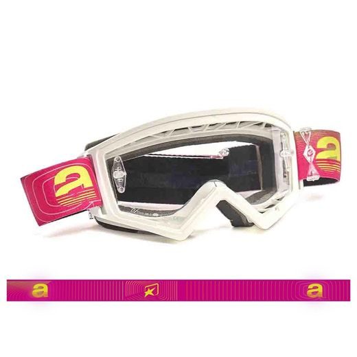 OKULIARE ARIETE MUDMAX WAVE 14970-WPG PINK YELLOW - CLEAR LENS S ČAPMI