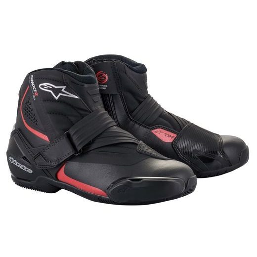 TOPÁNKY SMX-1 R 2022, ALPINESTARS (ČERNÁ/ČERVENÁ)