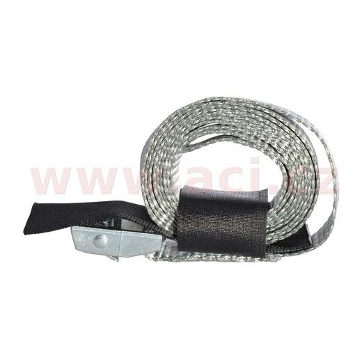 POPRUHY CAM STRAPS NASTAVITEĽNÉ S FIXACÍ VOLNÉHO KONCE POMOCOU SUCHÉHO ZIPU, OXFORD (SIVÉ, 1 PÁR)