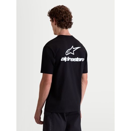 ALPINESTARS COMBO BACK CSF – VOĽNOČASOVÉ MOTO TRIČKO (ČIERNA/BIELA)