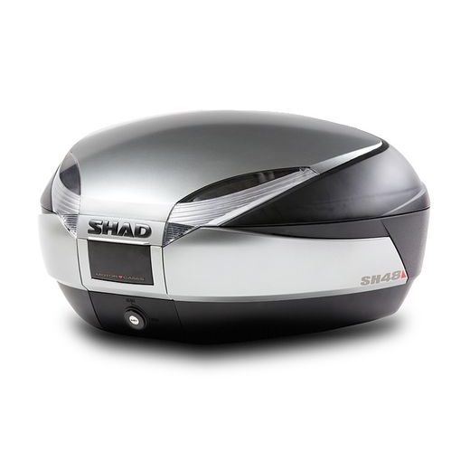 VRCHNÝ KUFOR NA MOTORKU SHAD SH48 NOVÝ TITÁN VR. OPERY, KARBÓNOVÉHO VÍKA A ZÁMK PREMIUM LOCK