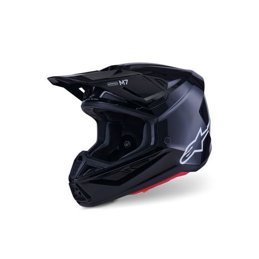 PRILBA SM7 SOLID, ALPINESTARS (ČIERNA) 2026