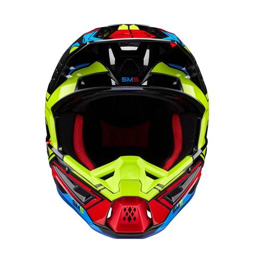 PŘILBA S-M5 ACTION 2, ALPINESTARS (ŽLUTÁ FLUO/ČERVENÁ FLUO) 2024
