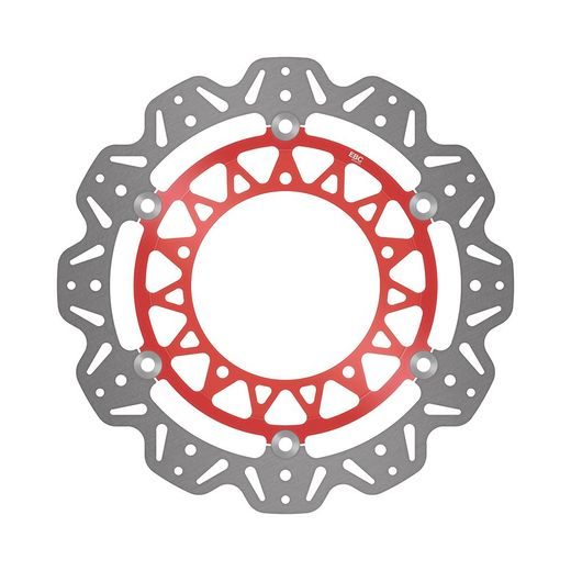 BRZDOVÝ KOTÚČ EBC VR2124RED ČERVENÁ