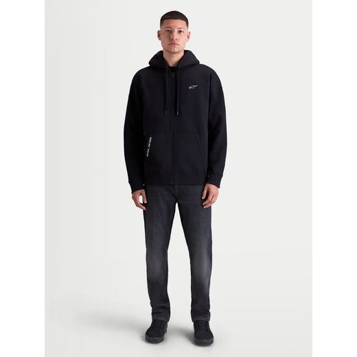 ALPINESTARS PIONEER OVERSIZED HOODIE – VOĽNOČASOVÁ MOTO MIKINA (ČIERNA)