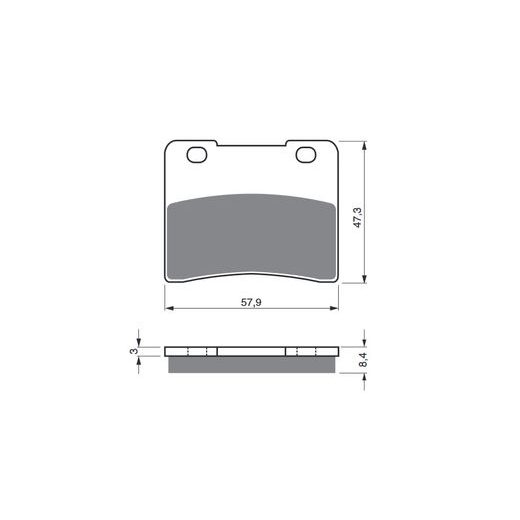 BRZDOVÉ OBLOŽENIE GOLDFREN 172 AD