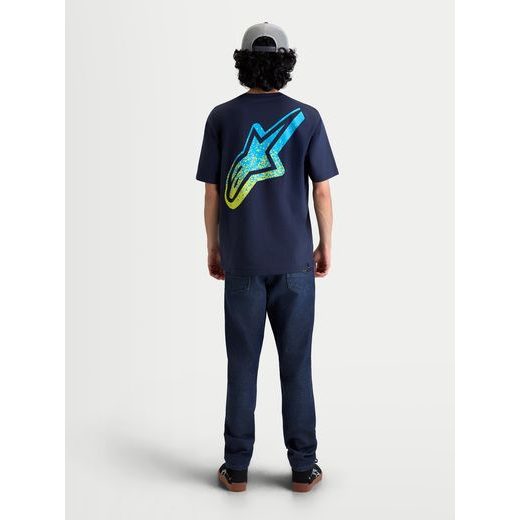 ALPINESTARS METEOR CSF – VOĽNOČASOVÉ MOTO TRIČKO (MODRÁ)