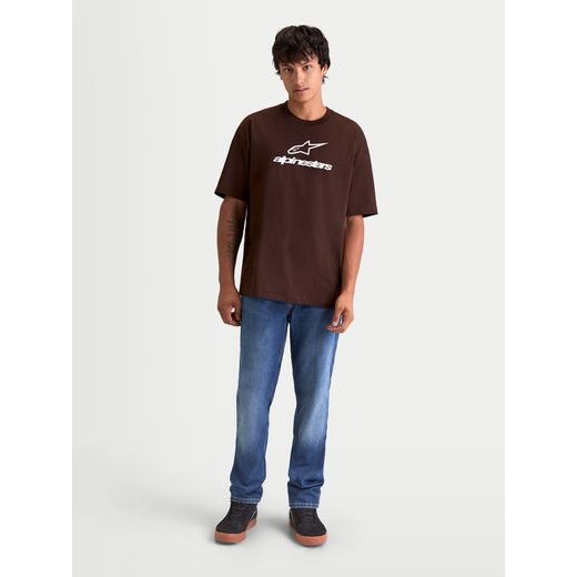 ALPINESTARS PRELUDE OVERSIZED CSF – VOĽNOČASOVÉ MOTO TRIČKO (HNEDÁ)
