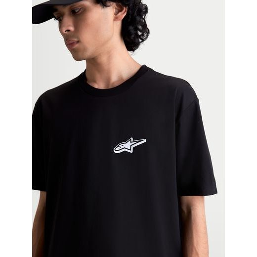ALPINESTARS METEOR CSF – VOĽNOČASOVÉ MOTO TRIČKO (ČIERNA)