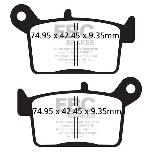 BRZDOVÉ OBLOŽENIE EBC FA697R