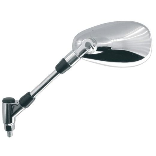 SPÄTNÉ ZRKADLO CHRÓMOVÉ (ZÁVIT PRAVÝ M10), Q-TECH, L
