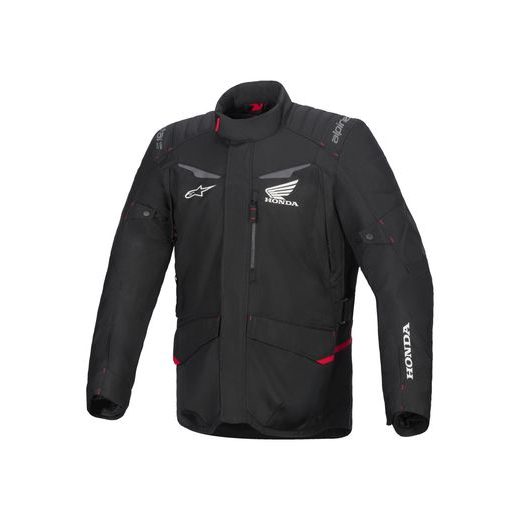 ALPINESTARS ST-1 WATERPROOF HONDA KOLEKCIA – MOTOCYKLOVÁ BUNDA NA CESTNÚ JAZDU (ČIERNA/ČERVENÁ) 2025