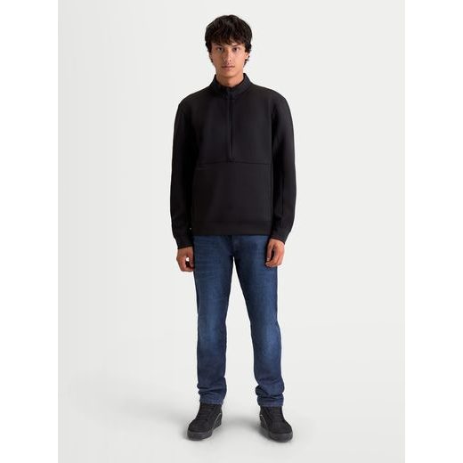 ALPINESTARS APERA HALF-ZIP – VOĽNOČASOVÁ MOTO MIKINA (ČIERNA)