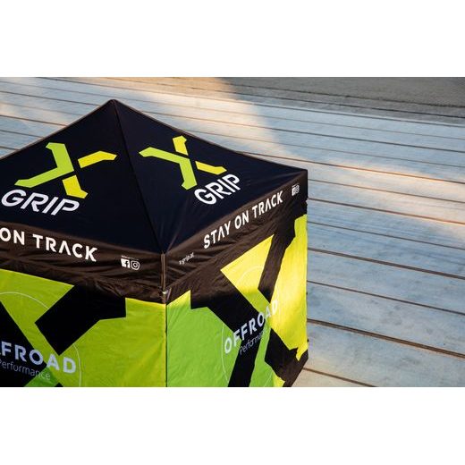 SÚPRAVA 3 BOČNÝCH STIEN A VSTUPNEJ STENY STANU X-GRIP – ČIERNA