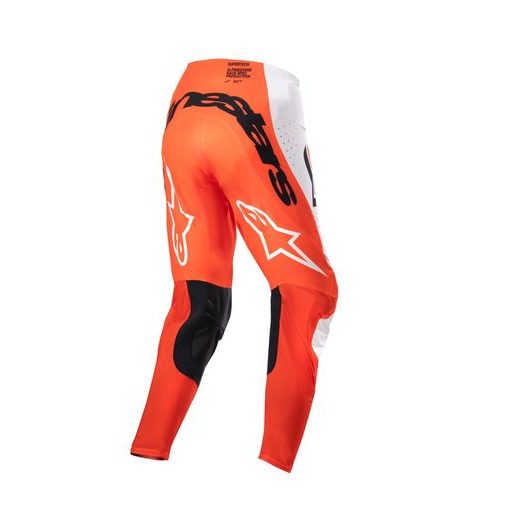 KALHOTY SUPERTECH WARD, ALPINESTARS (BÍLÁ/ORANŽOVÁ) 2024