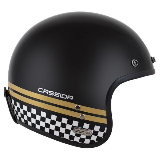 PRILBA ESO FORTY NINE, CASSIDA (ČIERNA PERLEŤ/ZLATÁ/ŠEDÁ) 2024