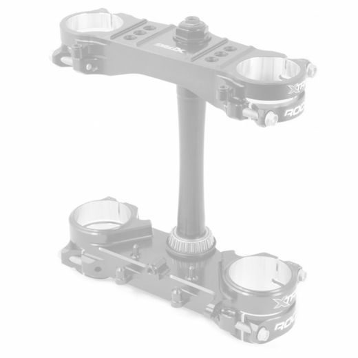 TRIPLE CLAMPS X-TRIG ROCS PRO 40302012 HNEDÉ 22-24MM