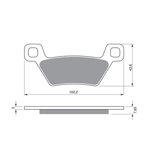 BRZDOVÉ OBLOŽENIE GOLDFREN 316 AD