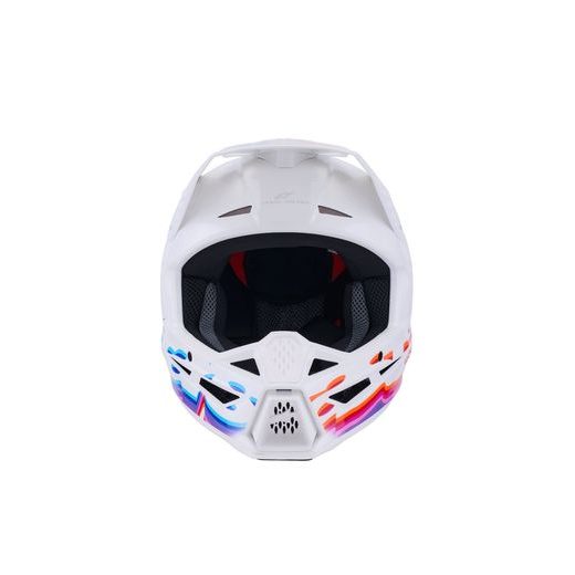 PRILBA S-M3 FORCE, ALPINESTARS (BÍLÁ/ŽLUTÁ/RŮŽOVÁ/FIALOVÁ) 2026