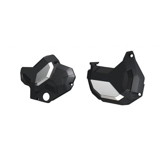 CLUTCH & ALTERNATOR COVER POLISPORT ČIERNA