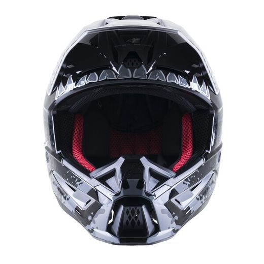 PŘILBA S-M5 SOLAR FLARE, ALPINESTARS (ČERNÁ/ŠEDÁ) 2023