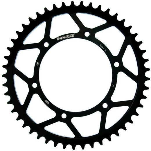 REŤAZOVÁ ROZETA SUPERSPROX RFE-808:49-BLK ČIERNA 49 ZUBOV,520