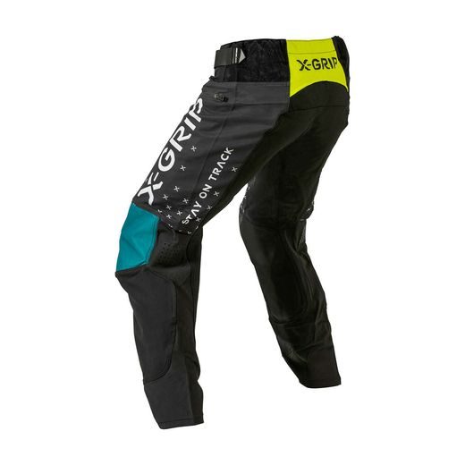MOTOKROSOVÉ NOHAVICE X-GRIP TUNGSTEN – PETROLEJOVÁ, S VRECKAMI