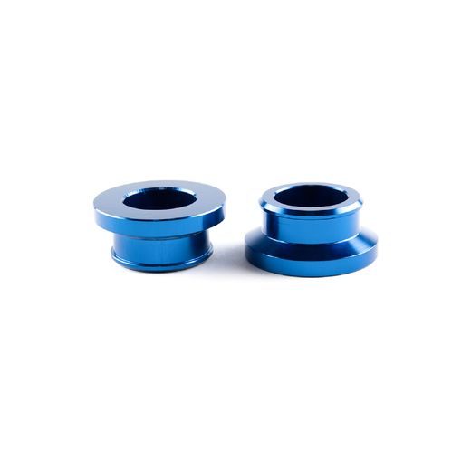 AWORKX DIŠTANČNÉ PUZDRÁ ZADNÉHO KOLESA (DIŠTANČNÉ PODLOŽKY, VYMEDZOVACIE PUZDRÁ), MODRÉ – YAMAHA YZ 125 / 250 '02–'26, YZ-F 250 / 450 '03–'08 (AW-20183)