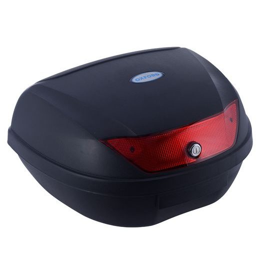 KUFOR TOP CASE PLAST, OXFORD (ČIERNY NELAKOVANÝ, OBJEM 52 L)