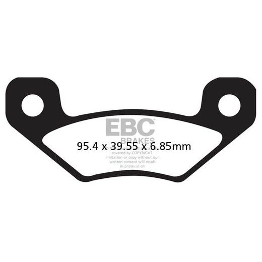 BRZDOVÉ OBLOŽENIE EBC FA398R